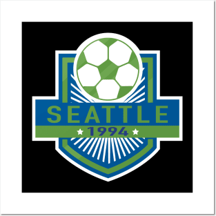 Seattle Soccer Posters and Art